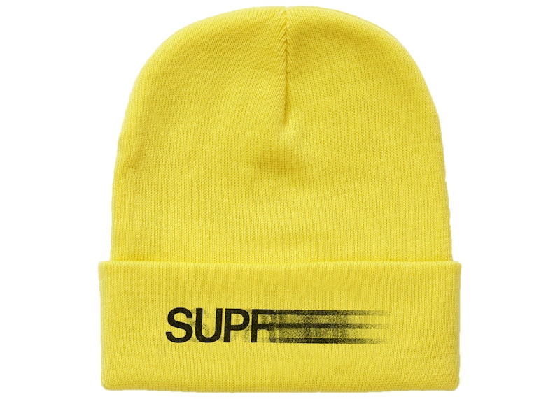 Supreme Motion Logo Beanie Geel