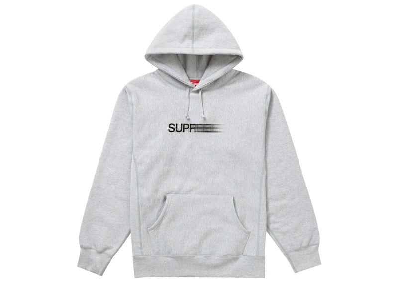 Supreme Motion Logo Hooded Sweatshirt Ash Grijs