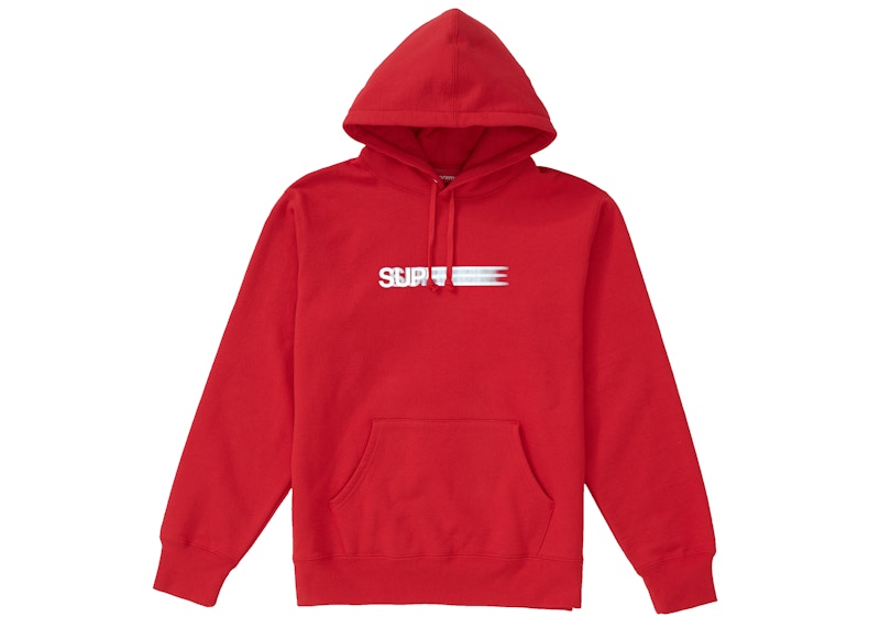 Supreme Motion Logo Hooded Sweatshirt Rood