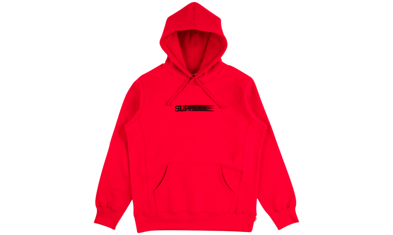 Supreme Motion Logo Hoodie Rood