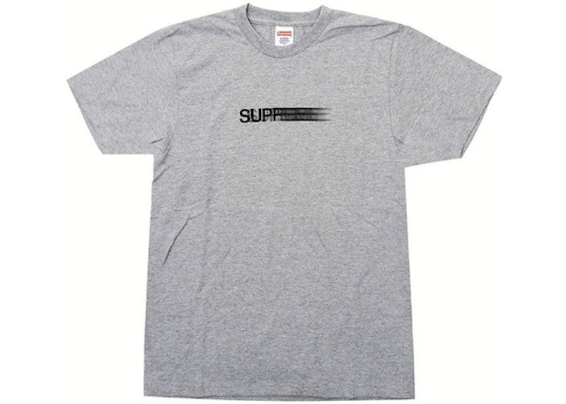 Supreme Motion Logo Tee Heather Grijs