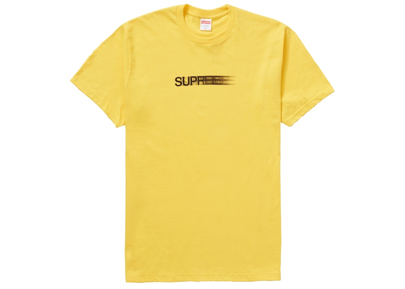Supreme Motion Logo Tee Geel