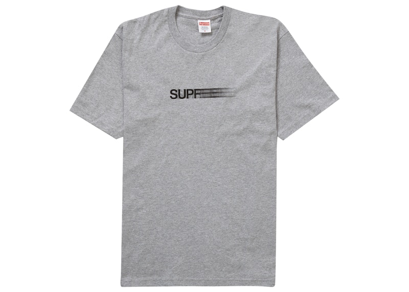 Supreme Motion Logo Tee Heather Grijs