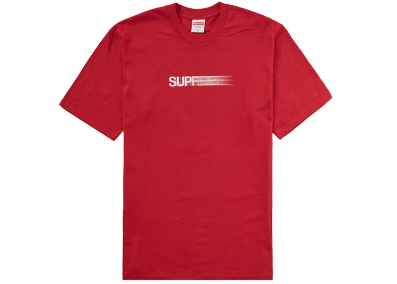 Supreme Motion Logo Tee Rood