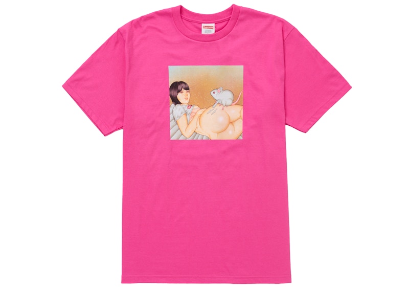 Supreme Mouse Tee Fuchsia Paars