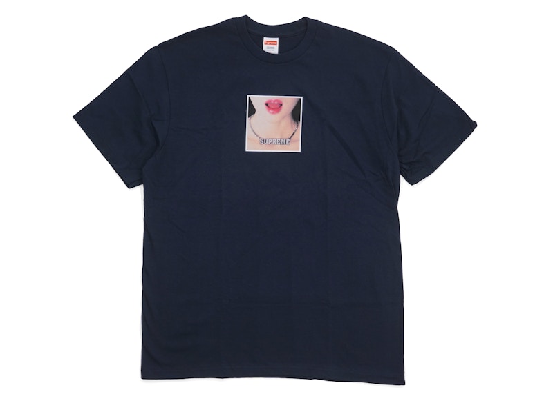 Supreme Necklace Tee Blauw