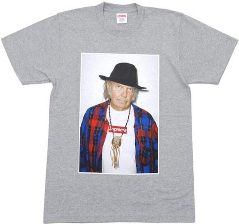 Supreme Neil Young Tee Grijs