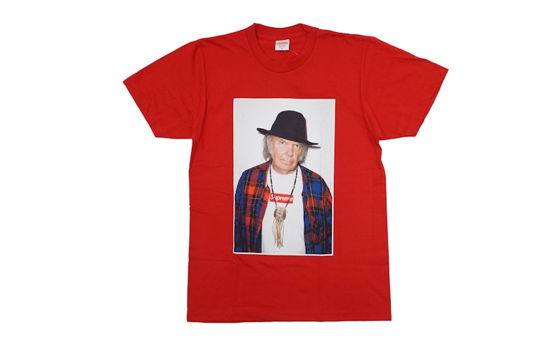 Supreme Neil Young Tee Rood