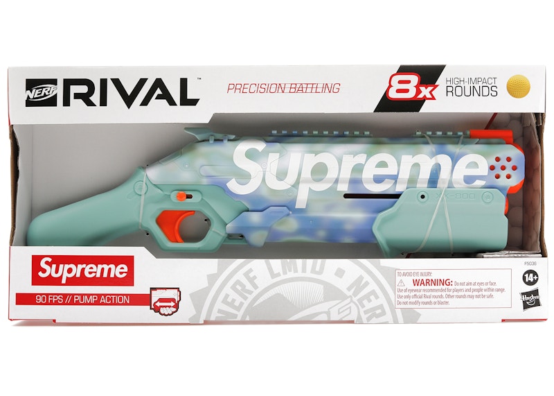 Supreme Nerf Rival Takedown Blaster Blauw