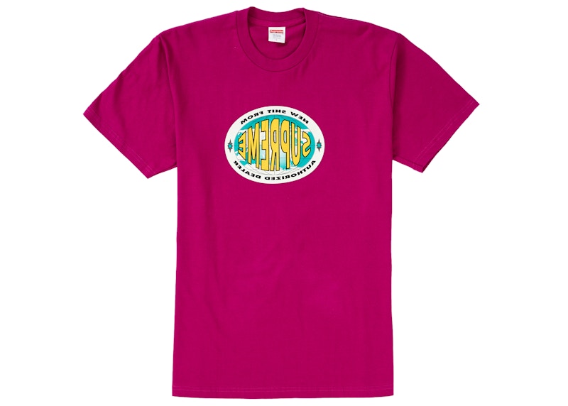 Supreme New Shit Tee Magenta Roze