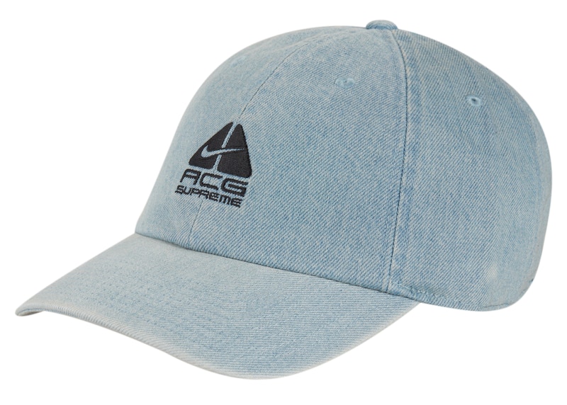 Supreme Nike ACG 6-Panel Washed Blauw