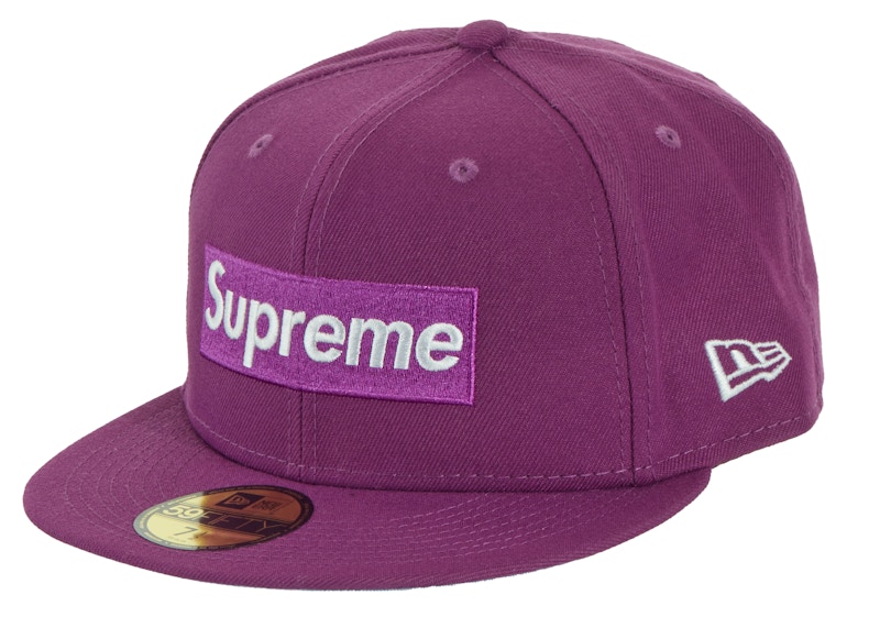 Supreme No Comp Box Logo New Era Lavender