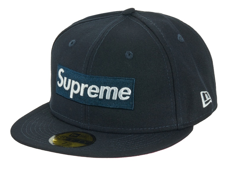 Supreme No Comp Box Logo New Era Blauw