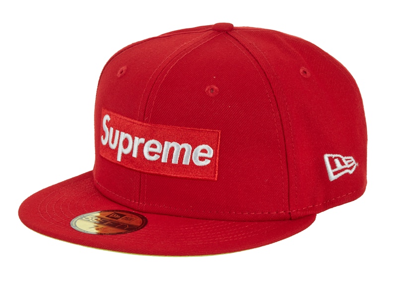 Supreme No Comp Box Logo New Era Rood
