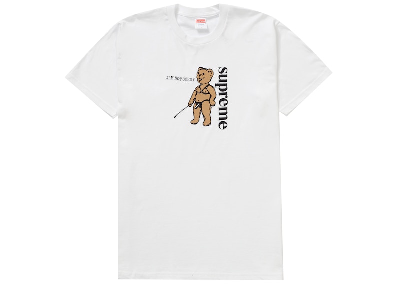Supreme Not Sorry Tee Wit