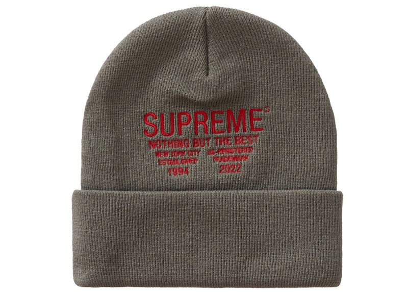 Supreme Nothing But Beanie Grijs
