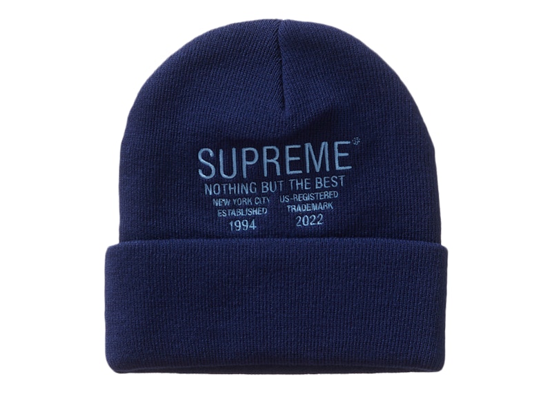 Supreme Nothing But Beanie Blauw