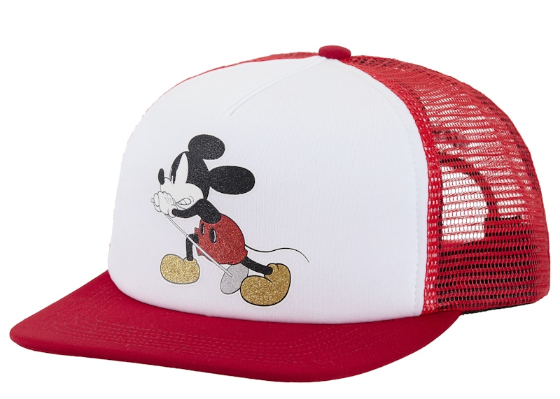 Supreme Number ine Mickey Mesh Back 5-Panel Rood