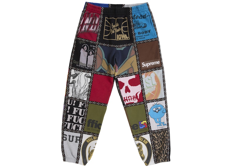Supreme Number ine Patchwork Sweatpant Multicolor