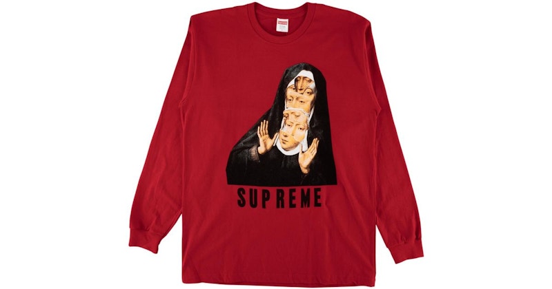 Supreme Nun LS Tee Rood