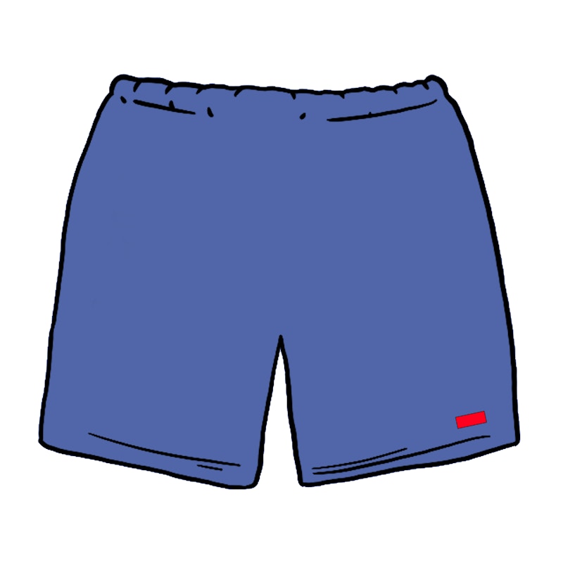 Supreme Nylon Water Short Light Marineblauw