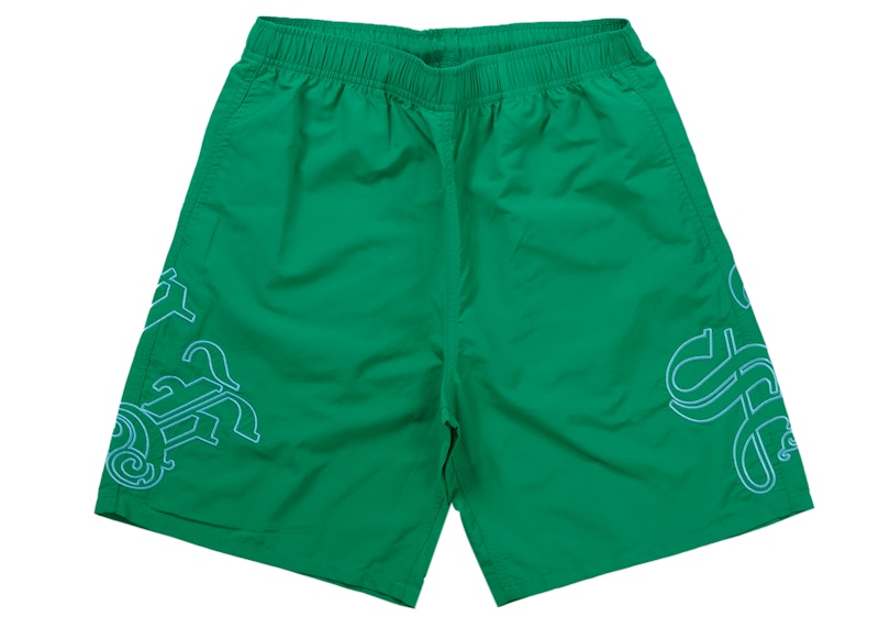 Supreme Old English Nylon Short Groen