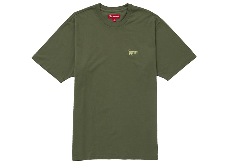 Supreme Old English Tee Groen