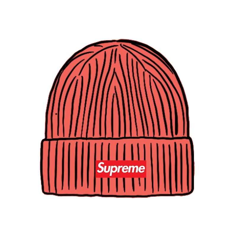 Supreme Overdyed Beanie Roze