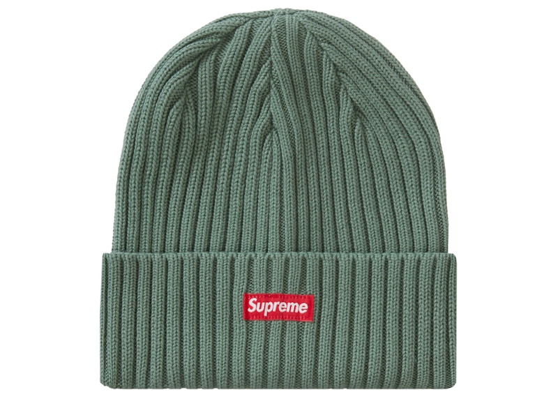 Supreme Overdyed Beanie Groen