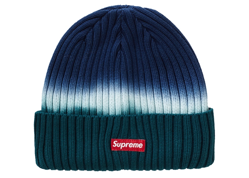 Supreme Overdyed Beanie Tie Dye Turquoise
