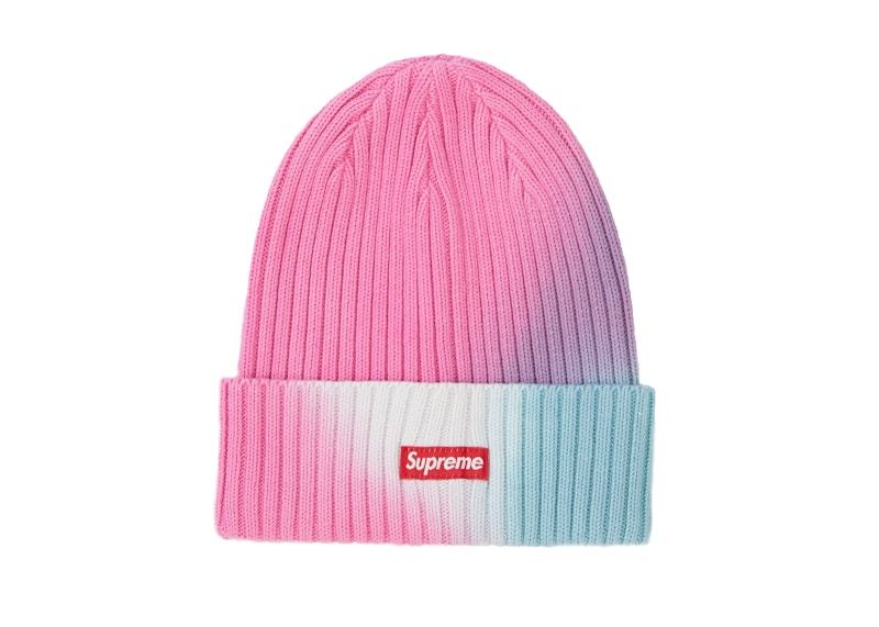 Supreme Overdyed Beanie Tie Dye Roze