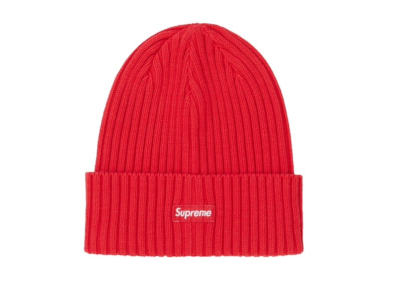 Supreme Overdyed Beanie Rood