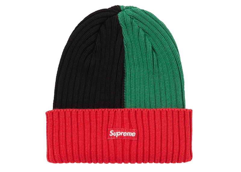 Supreme Overdyed Beanie Mixed Rood