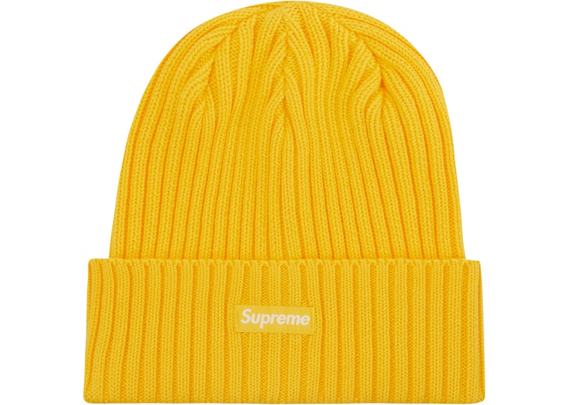 Supreme Overdyed Beanie Lemon