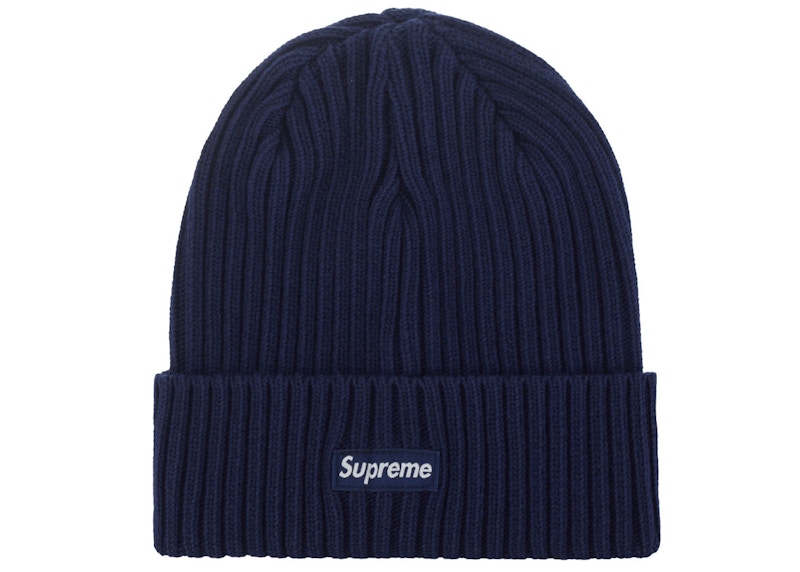 Supreme Overdyed Beanie Blauw