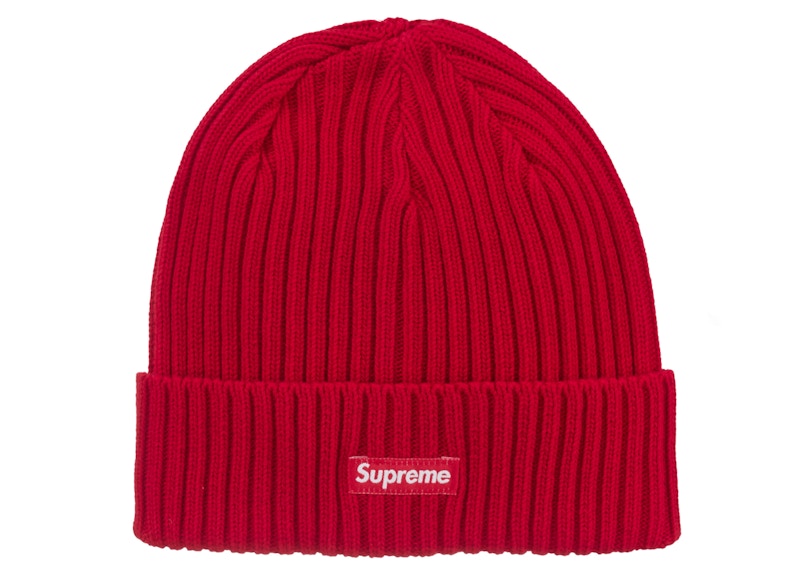 Supreme Overdyed Beanie Rood