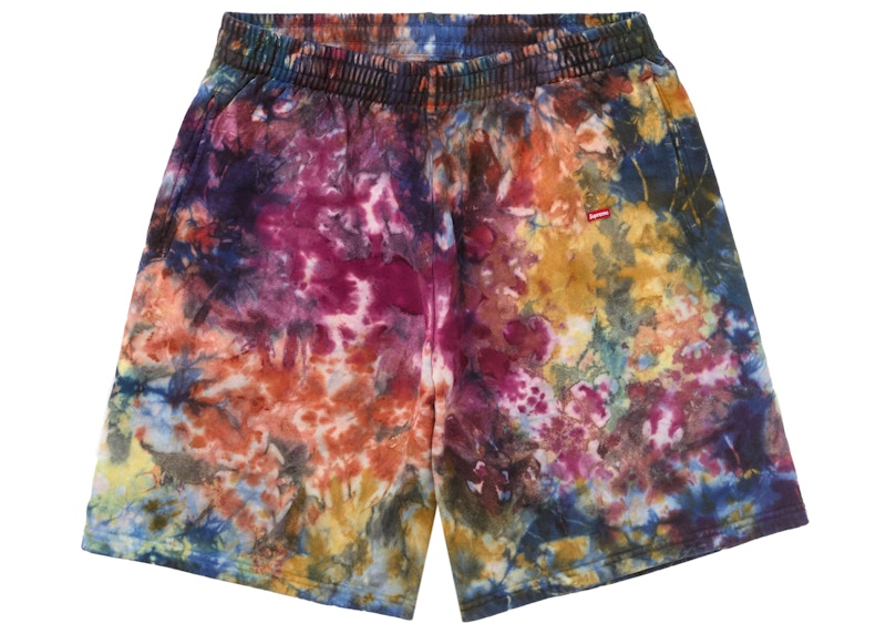Supreme Overdyed Small Box Sweatshort Multicolor
