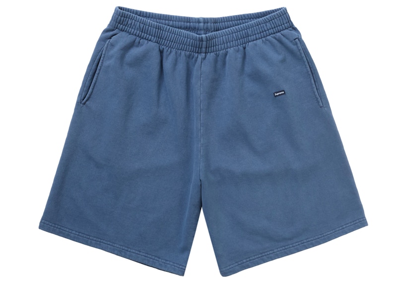 Supreme Overdyed Small Box Sweatshort Dark Slate