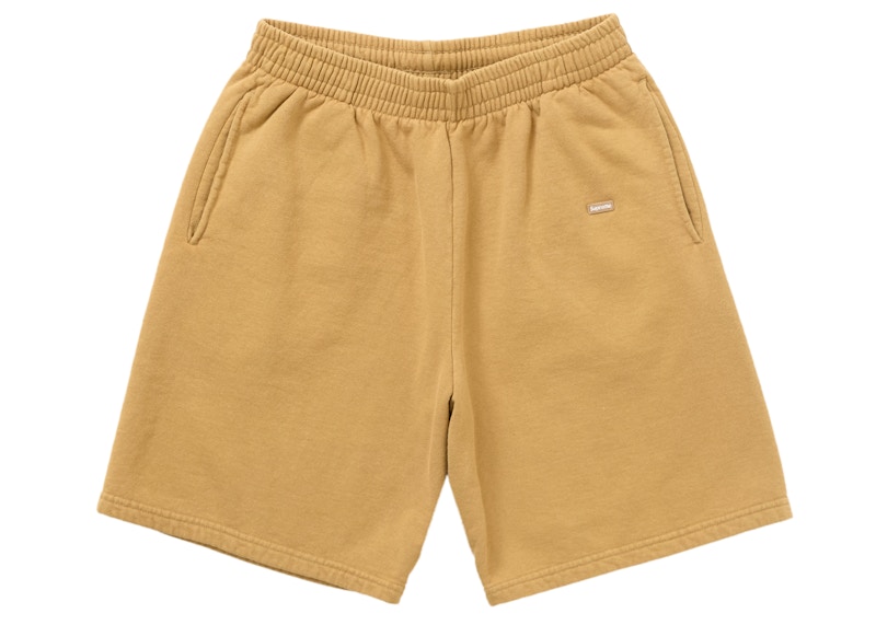 Supreme Overdyed Small Box Sweatshort Sand Creme