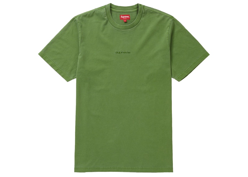 Supreme Overdyed Tee Groen