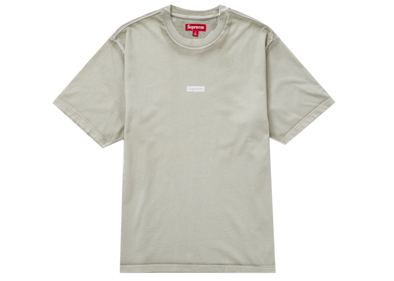 Supreme Overprint Small Box S/S Top Grijs