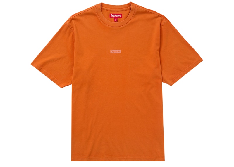 Supreme Overprint Small Box S/S Top Oranje