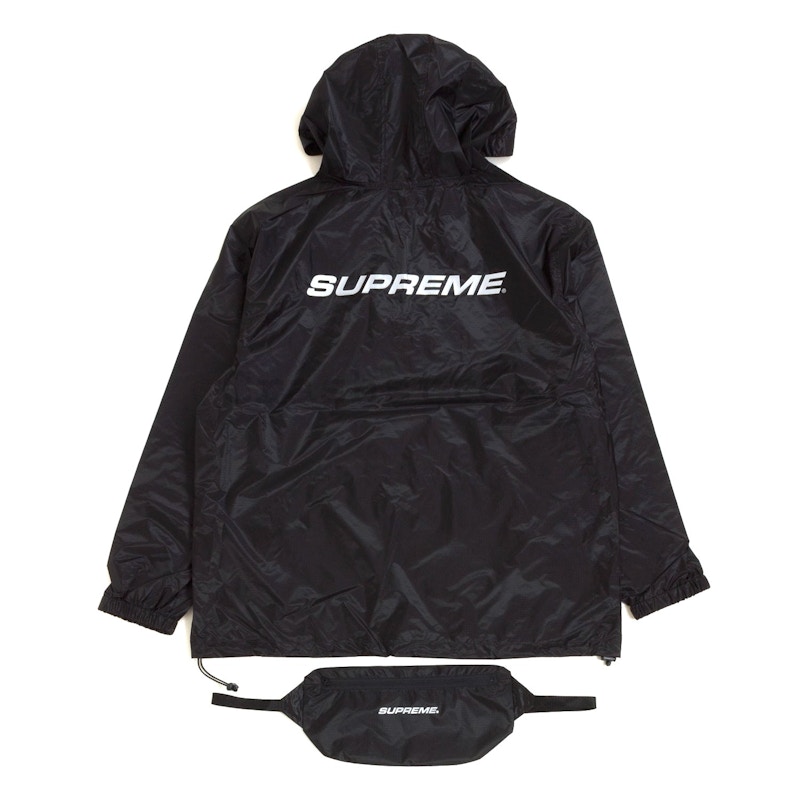 Supreme Packable Ripstop Pullover Zwart