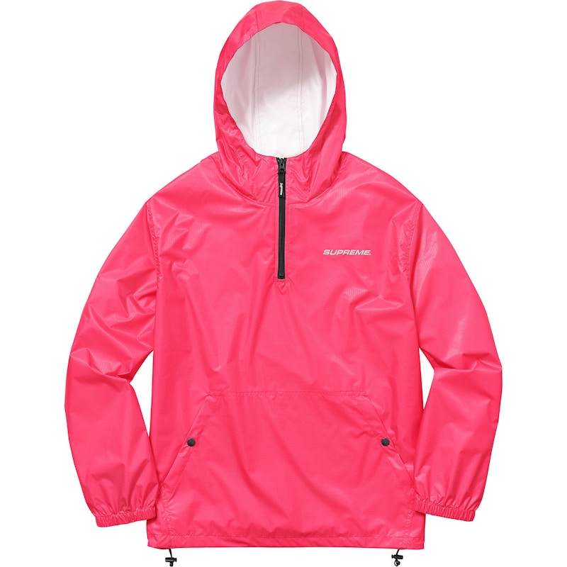 Supreme Packable Ripstop Pullover Roze