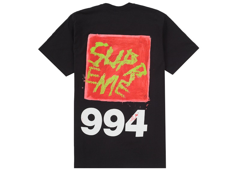 Supreme Paint Tee Zwart