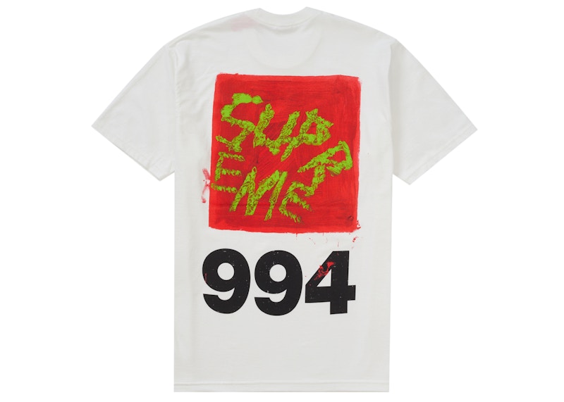 Supreme Paint Tee Wit