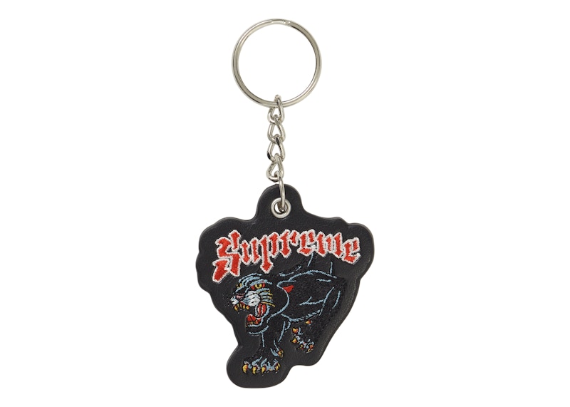 Supreme Panther Keychain Zwart