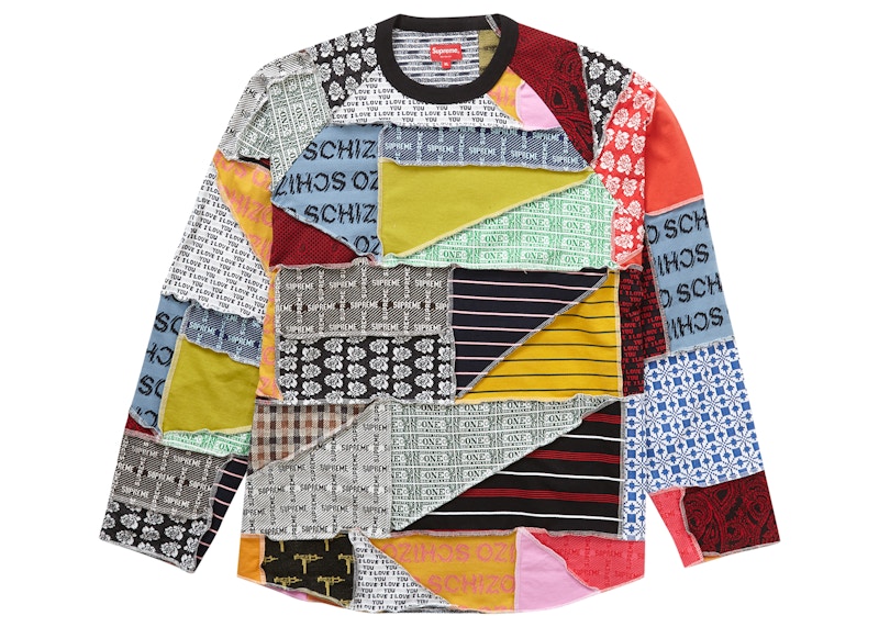 Supreme Patchwork Jacquard /S Top Multicolor