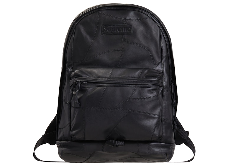 Supreme Patchwork Leather Backpack Zwart