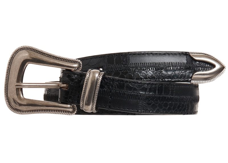 Supreme Patchwork Ranger Belt Zwart